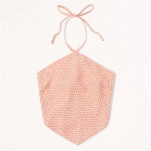 Abercrombie Cropped Halter Scarf top, XXS